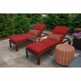 Custom Outdoor Bench Cushion – 72 x 20 x 3 – Sunbrella Jockey Red with Piping