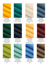 Sunbrella Solids Fabric Cushion