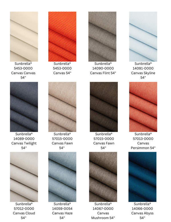 Sunbrella Canvas Collection