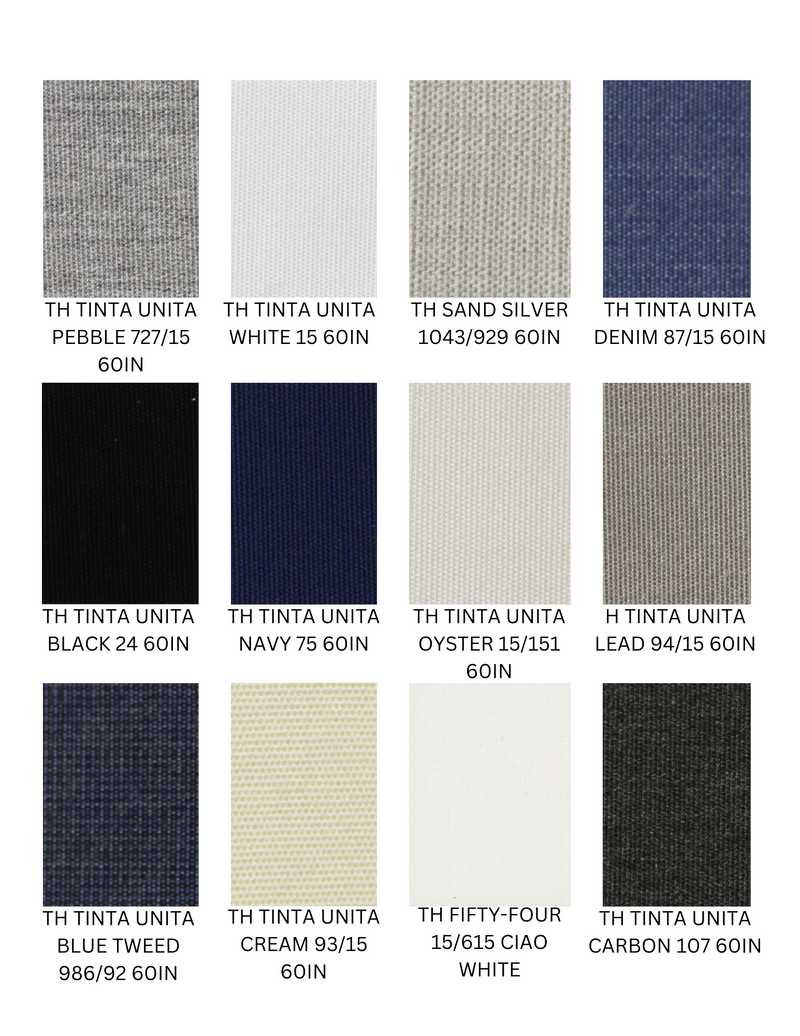 Tempotest Solids Italian Made Fabric cushion