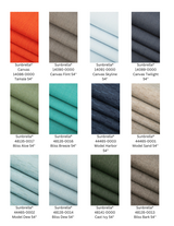 Outdoor Sunbrella Solids Fabric Cushion