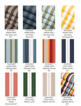 Sunbrella Striped Fabric Cushion