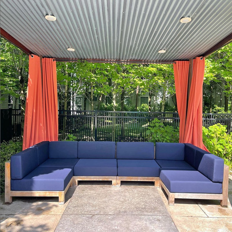 Outdoor Sunbrella Solids Fabric Cushion