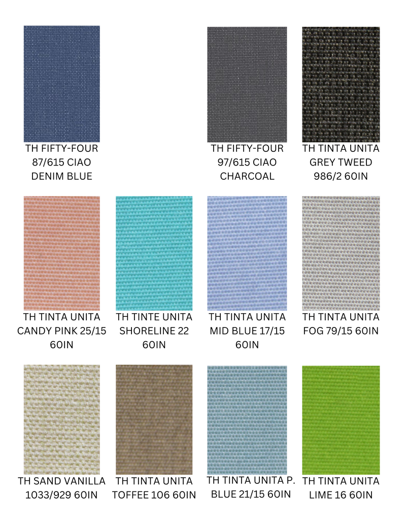 Tempotest Solids Italian Made Fabric cushion