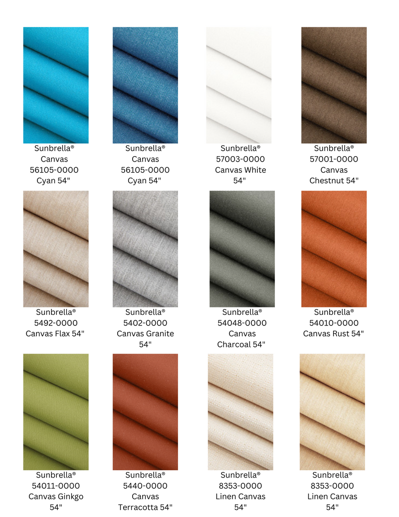 Sunbrella Canvas Collection