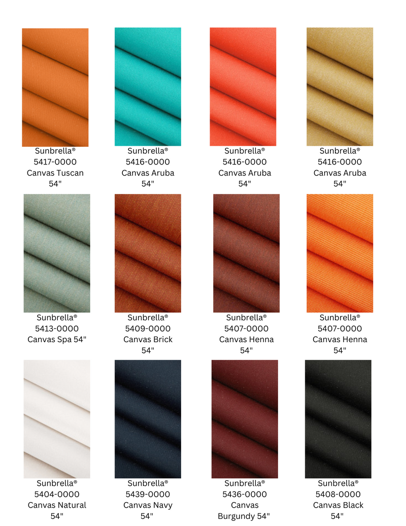 Sunbrella Canvas Collection
