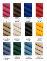 Sunbrella Canvas Collection