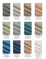 Outdoor Sunbrella Solids Fabric Cushion