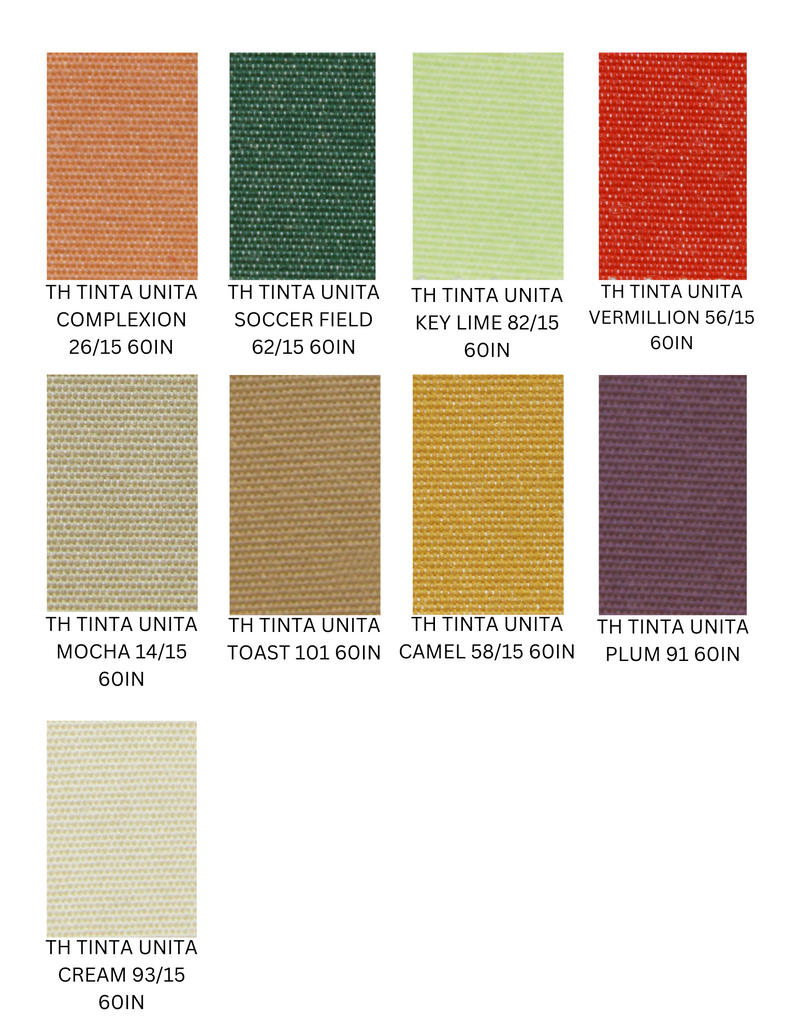 Tempotest Solids Italian Made Fabric cushion