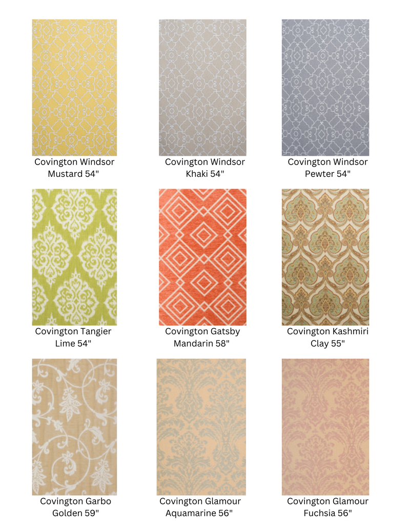 Covington Pattern Fabric Cushion