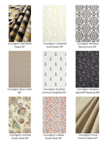 Covington Pattern Fabric Cushion