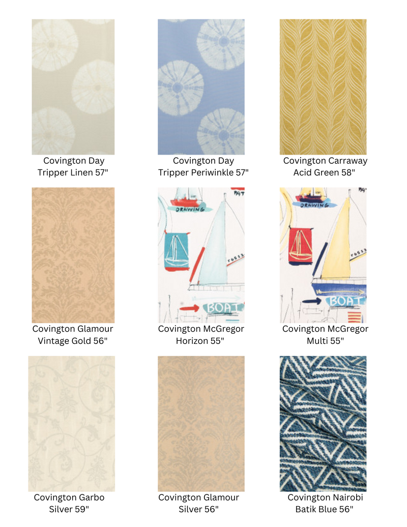 Covington Pattern Fabric Cushion