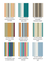 Tempotest Striped Italian Made Fabric Cushion