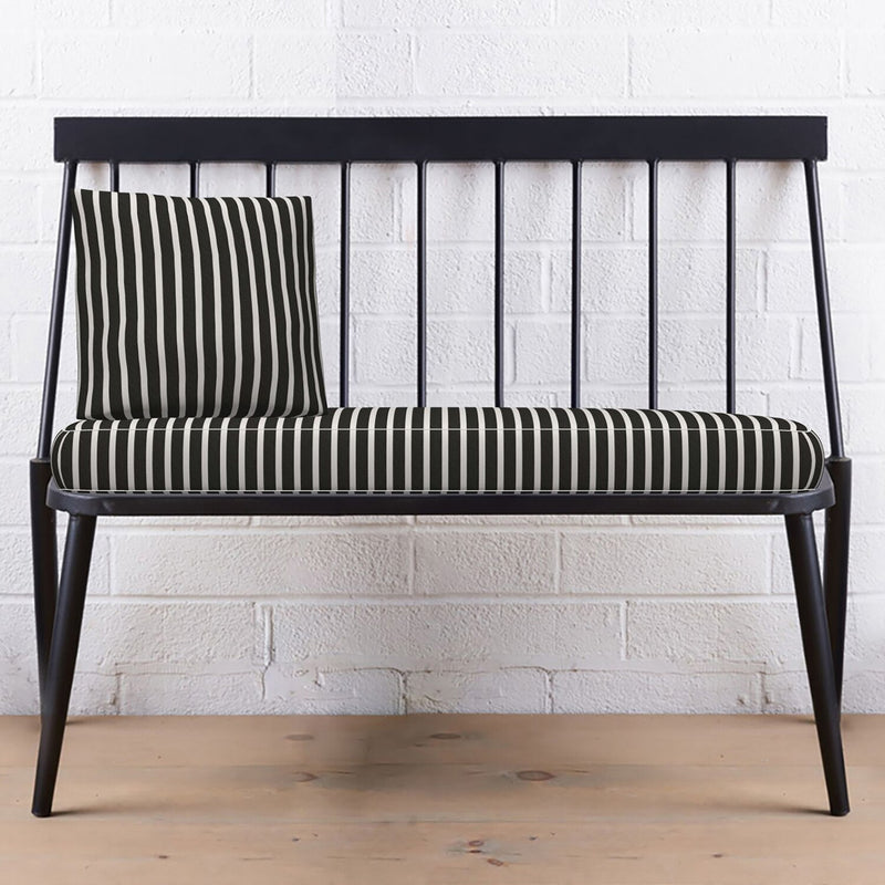 Sunbrella Striped Fabric Cushion