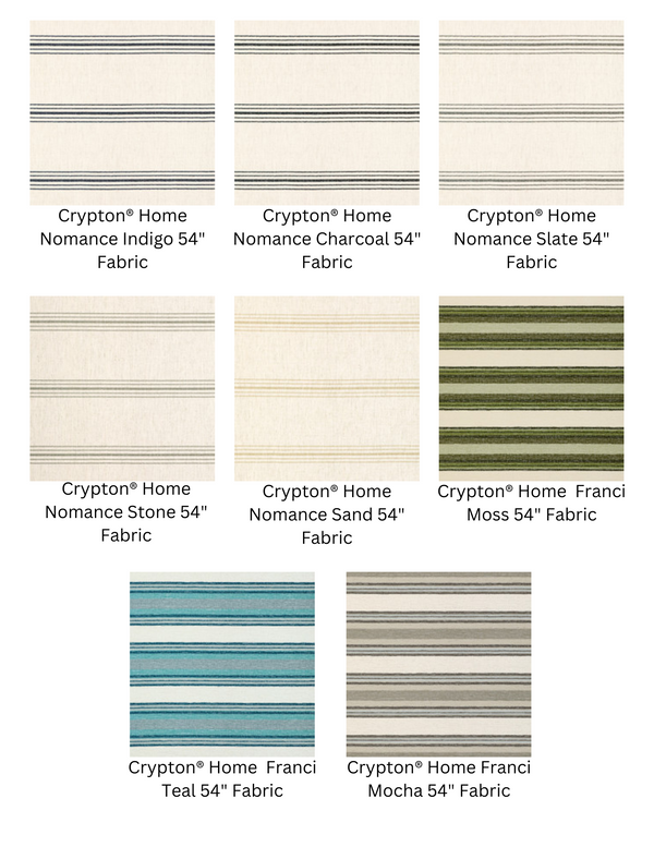 Crypton Striped Fabric Cushion