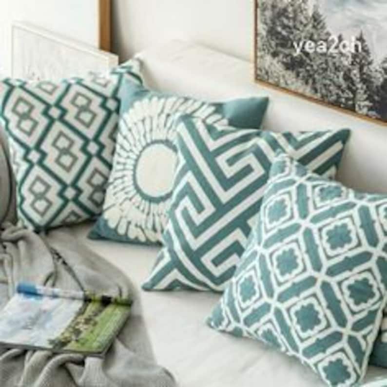 Benbrook Custom Made Sewn Throw Pillow Outdoor Pillow Indoor image 1